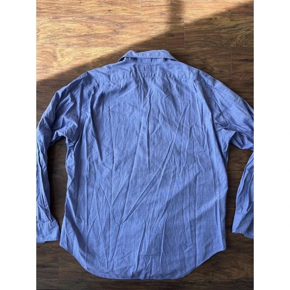 Polo Ralph Lauren Mens Philip Long Sleeve Button Up Shirt Size 16.5 36/37 Purple